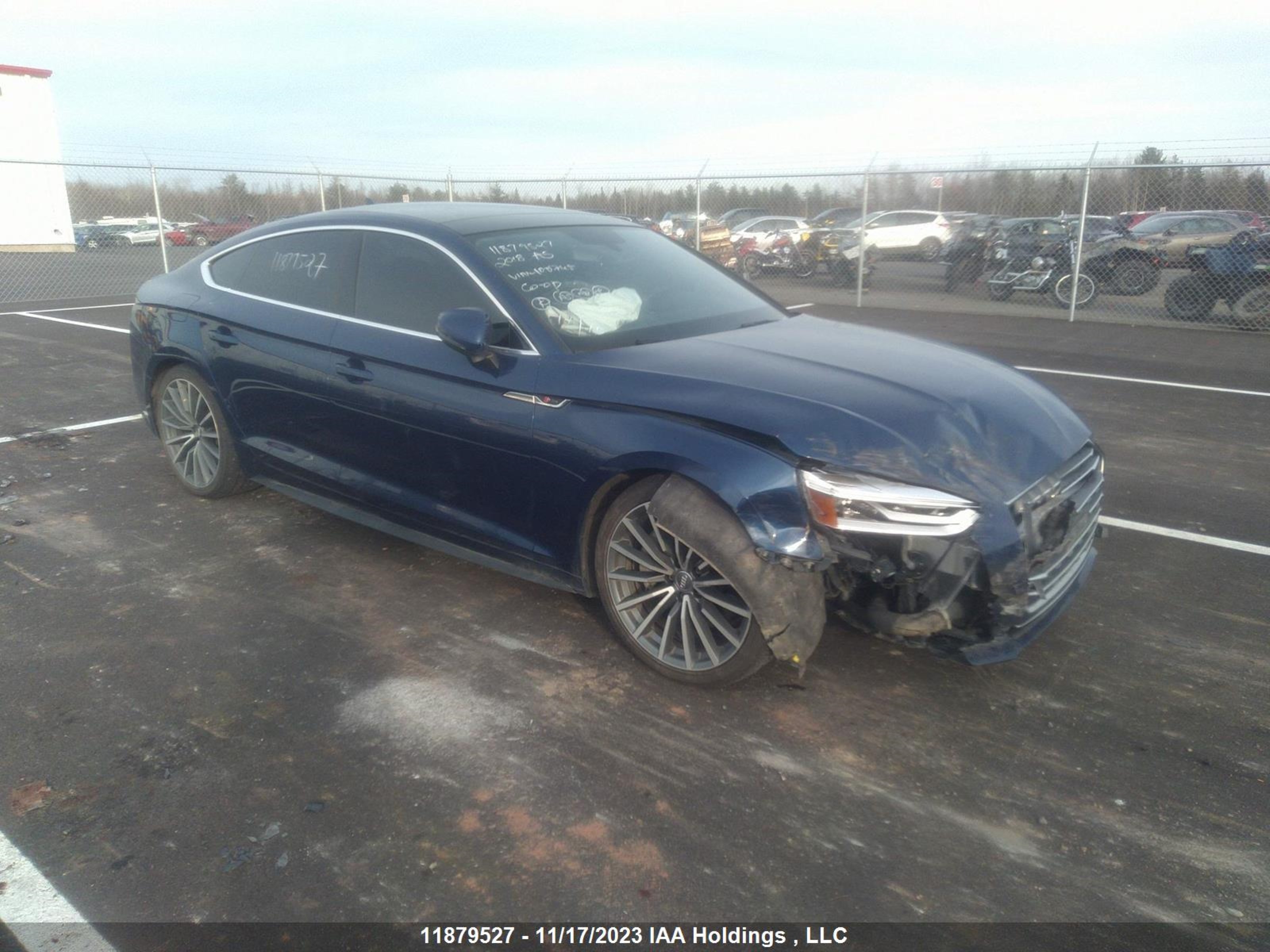 AUDI A5 2018 wauencf55ja100745