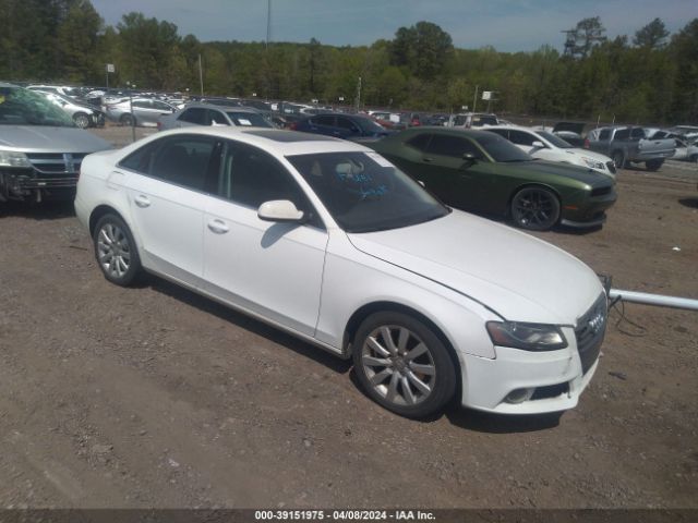 AUDI A4 2011 wauffafl0bn025032