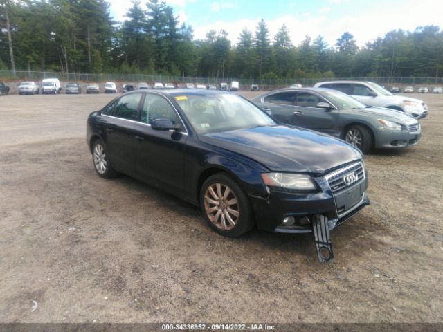 AUDI A4 2011 wauffafl0bn049525