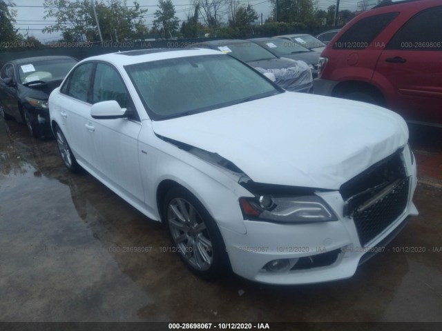 AUDI A4 2012 wauffafl1cn017359