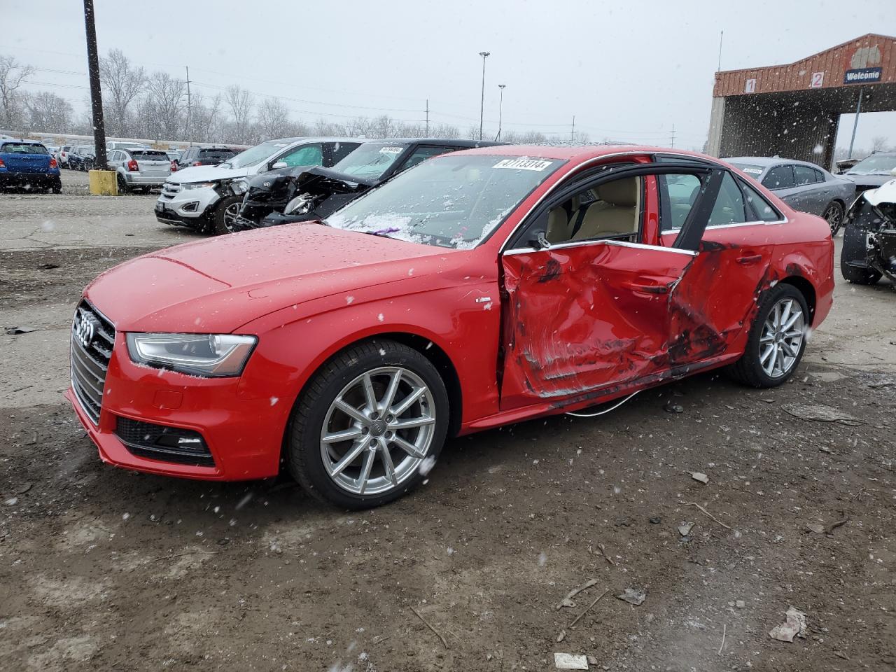 AUDI A4 2015 wauffafl1fn044677