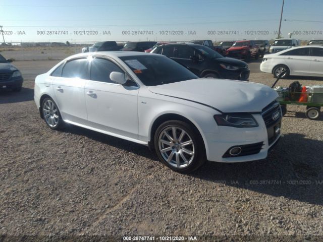 AUDI A4 2012 wauffafl2cn007665