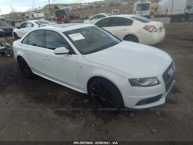 AUDI A4 2012 wauffafl2cn012459