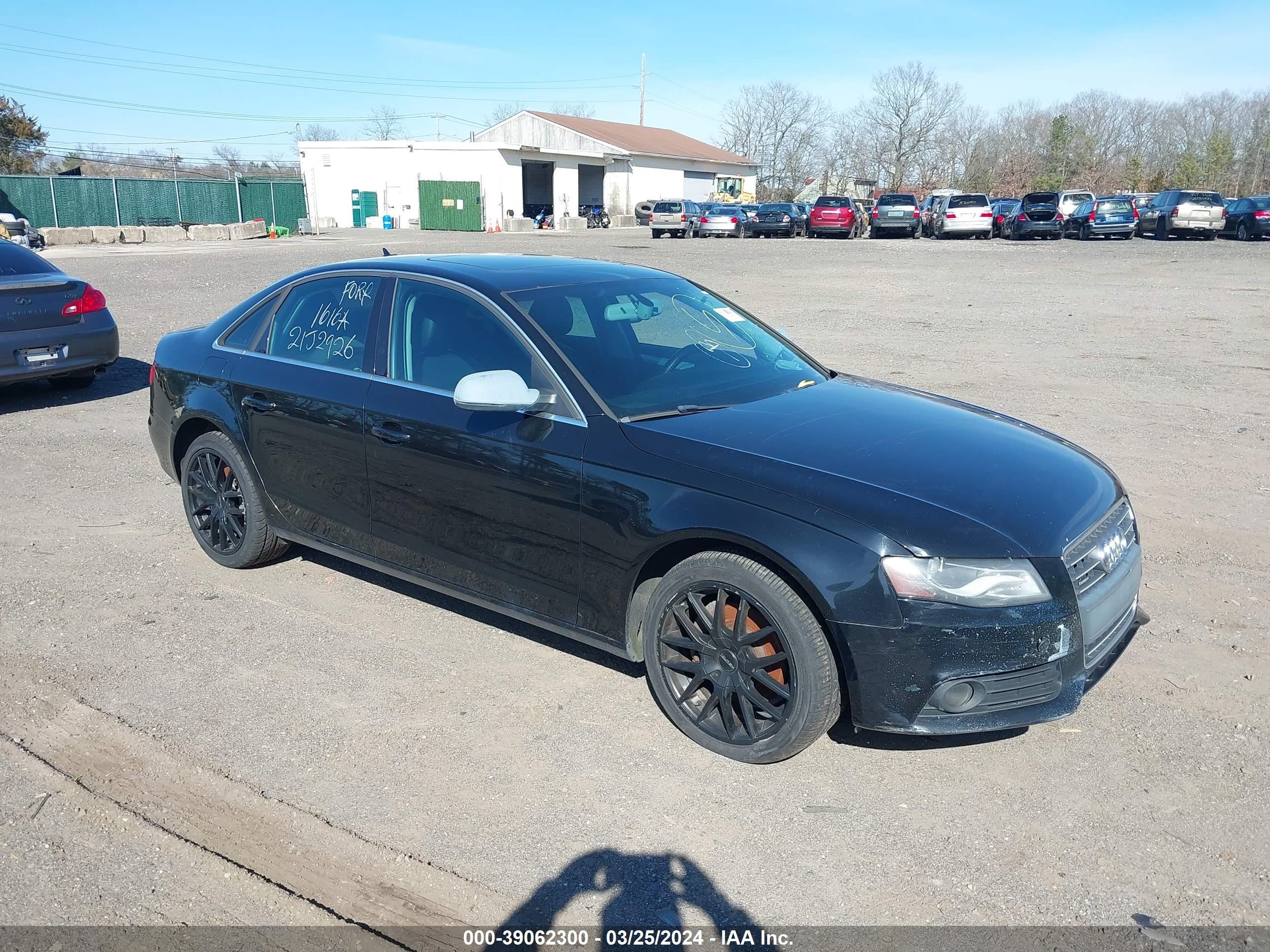 AUDI A4 2011 wauffafl3bn027602