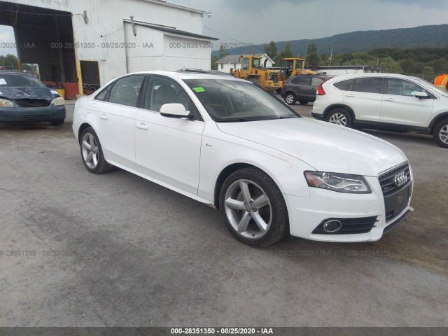 AUDI A4 2012 wauffafl3ca118877