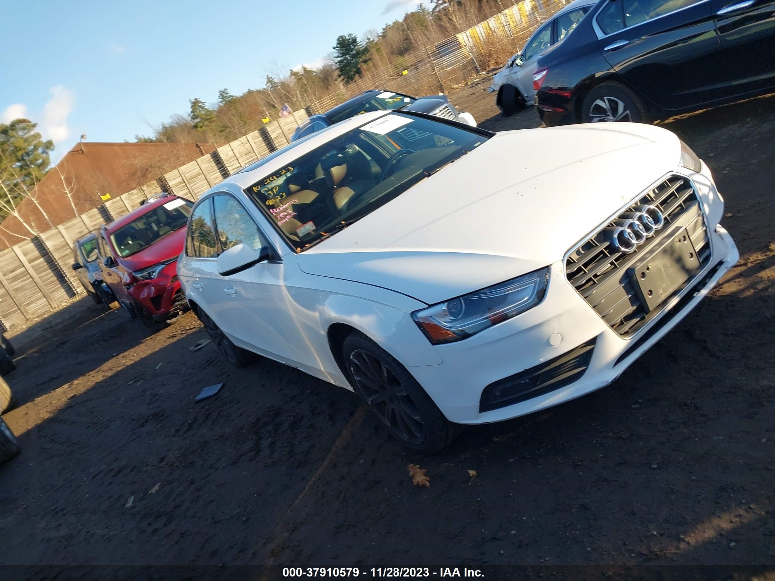 AUDI A4 2013 wauffafl3dn009023