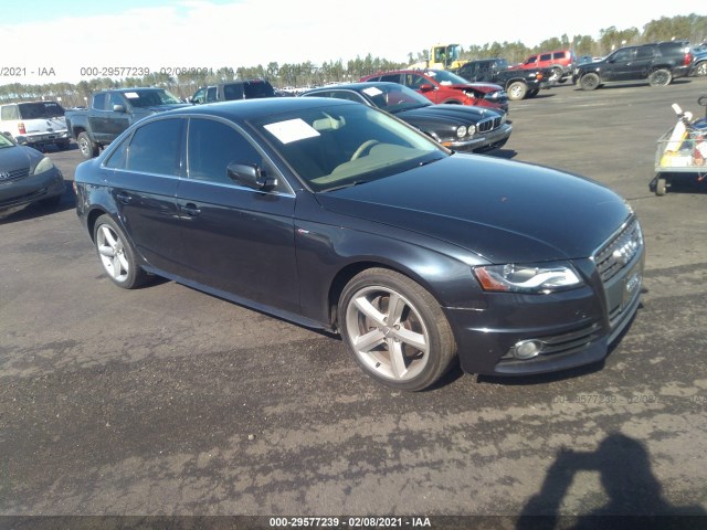 AUDI A4 2012 wauffafl6ca118923