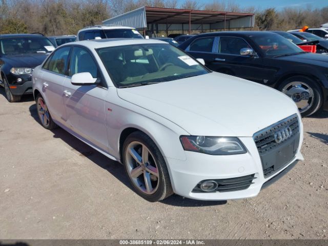 AUDI A4 2012 wauffafl6cn020516