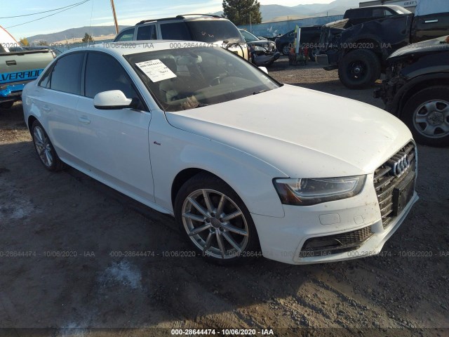 AUDI A4 2014 wauffafl6en036542