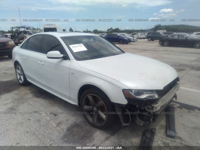 AUDI A4 2012 wauffafl7cn013977