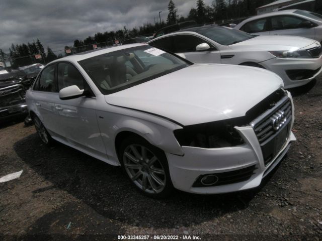 AUDI A4 2012 wauffafl7cn014577