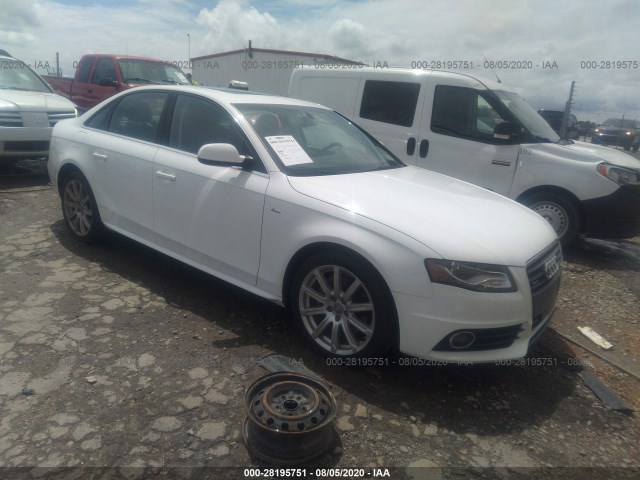 AUDI A4 2012 wauffafl8cn010697