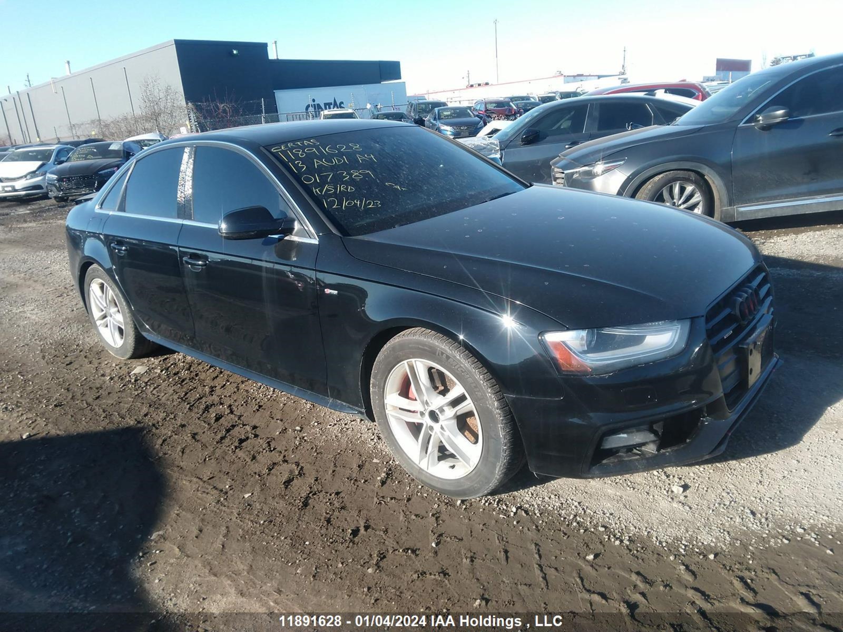 AUDI A4 2013 wauffcfl3dn017389