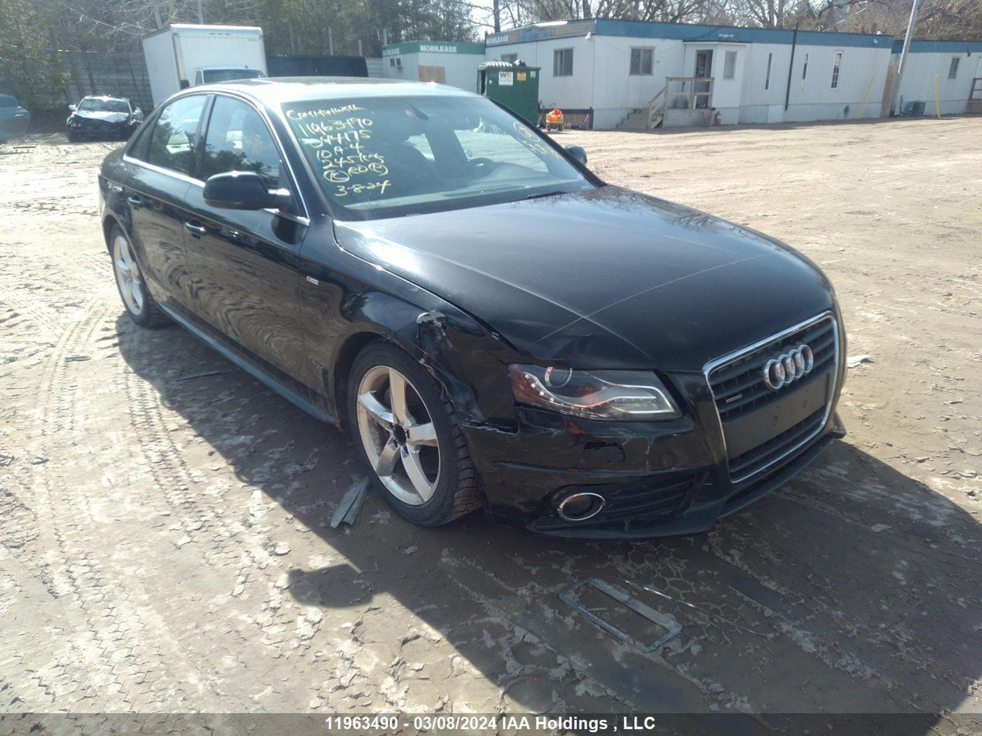 AUDI A4 2010 wauffcfl4an044175