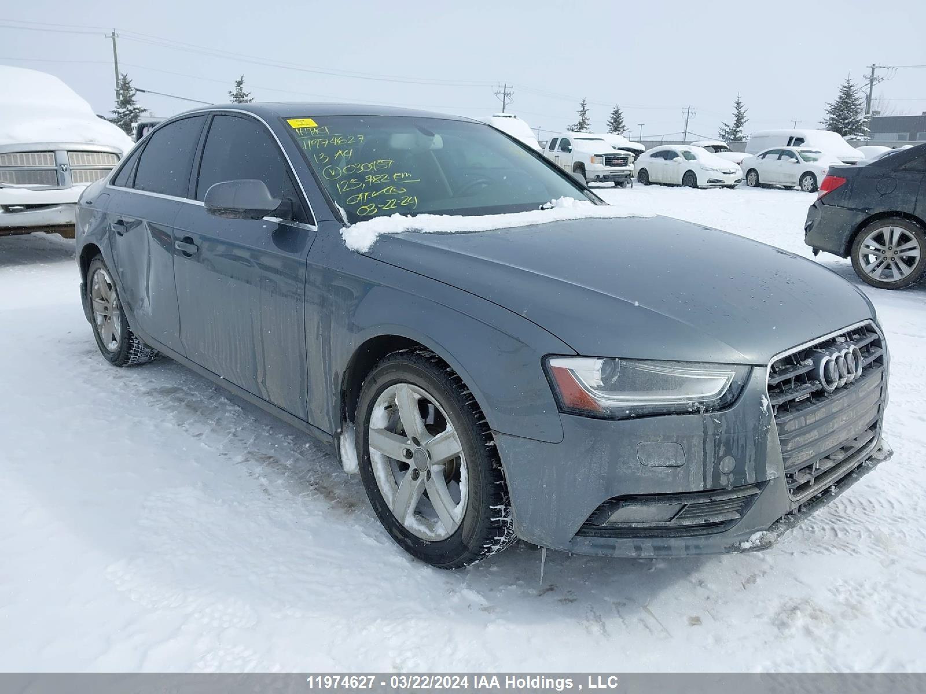 AUDI A4 2013 wauffcfl8dn030459