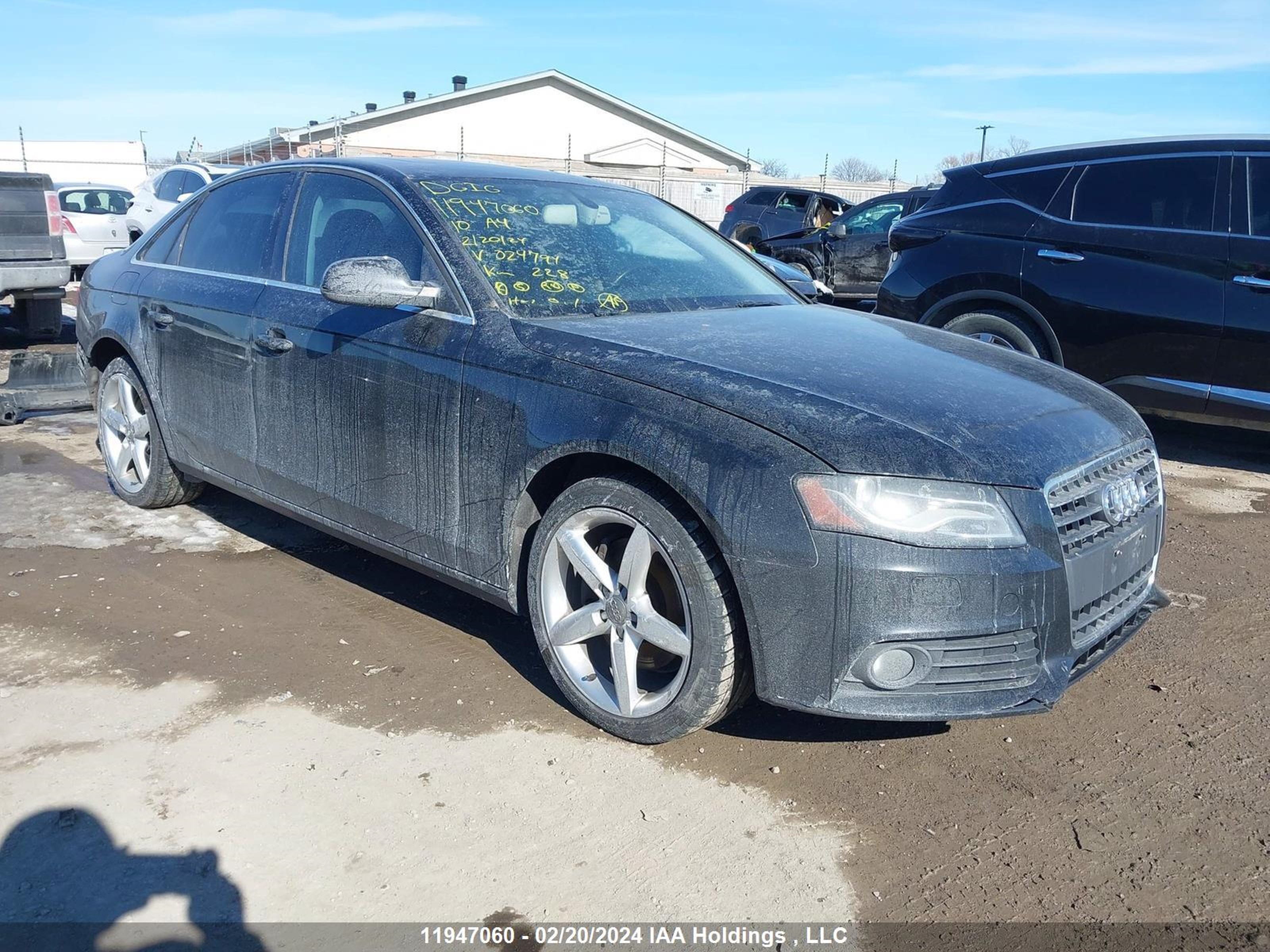 AUDI A4 2010 wauffcfl9an024794