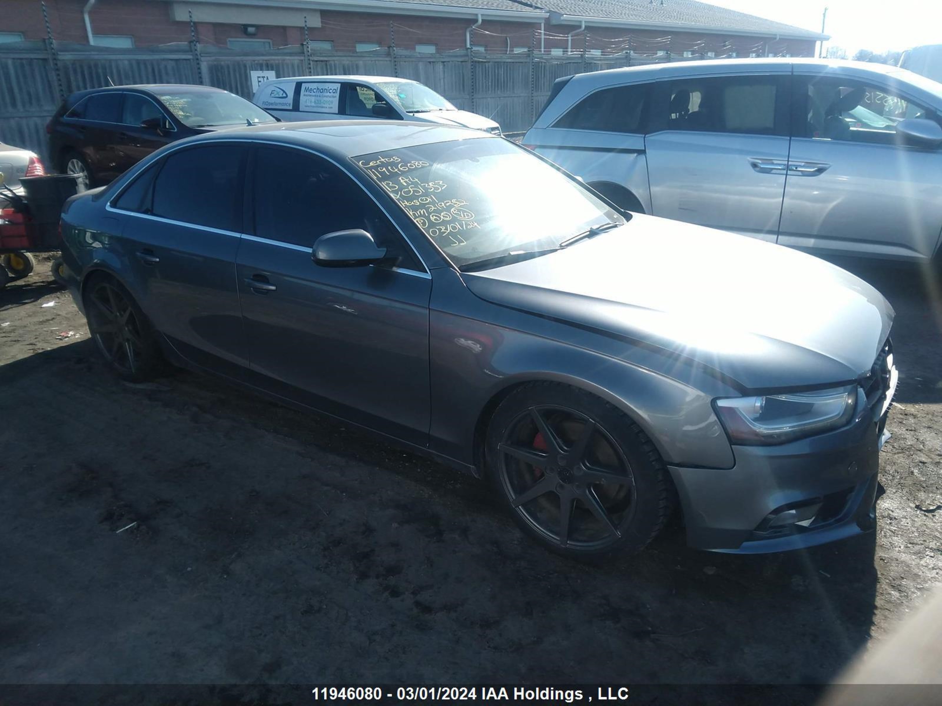 AUDI A4 2013 wauffcfl9dn051353