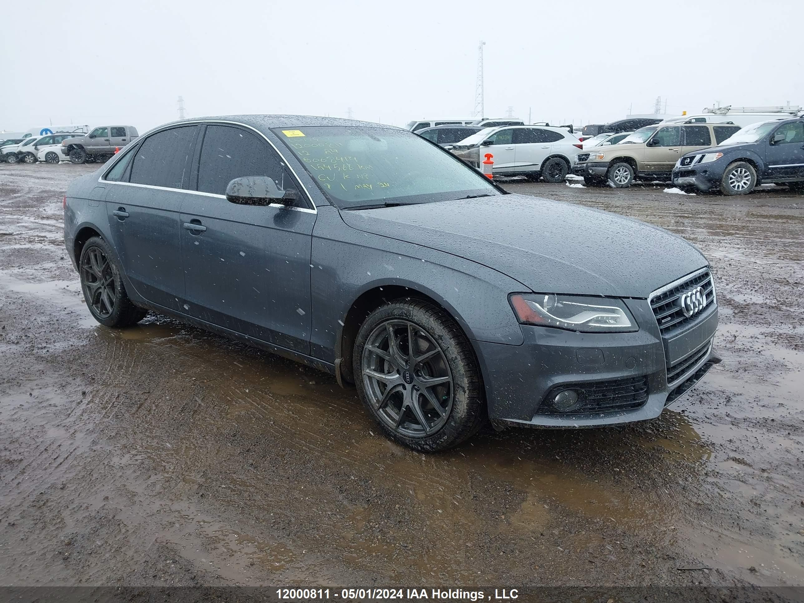 AUDI A4 2012 wauffcflxcn008414