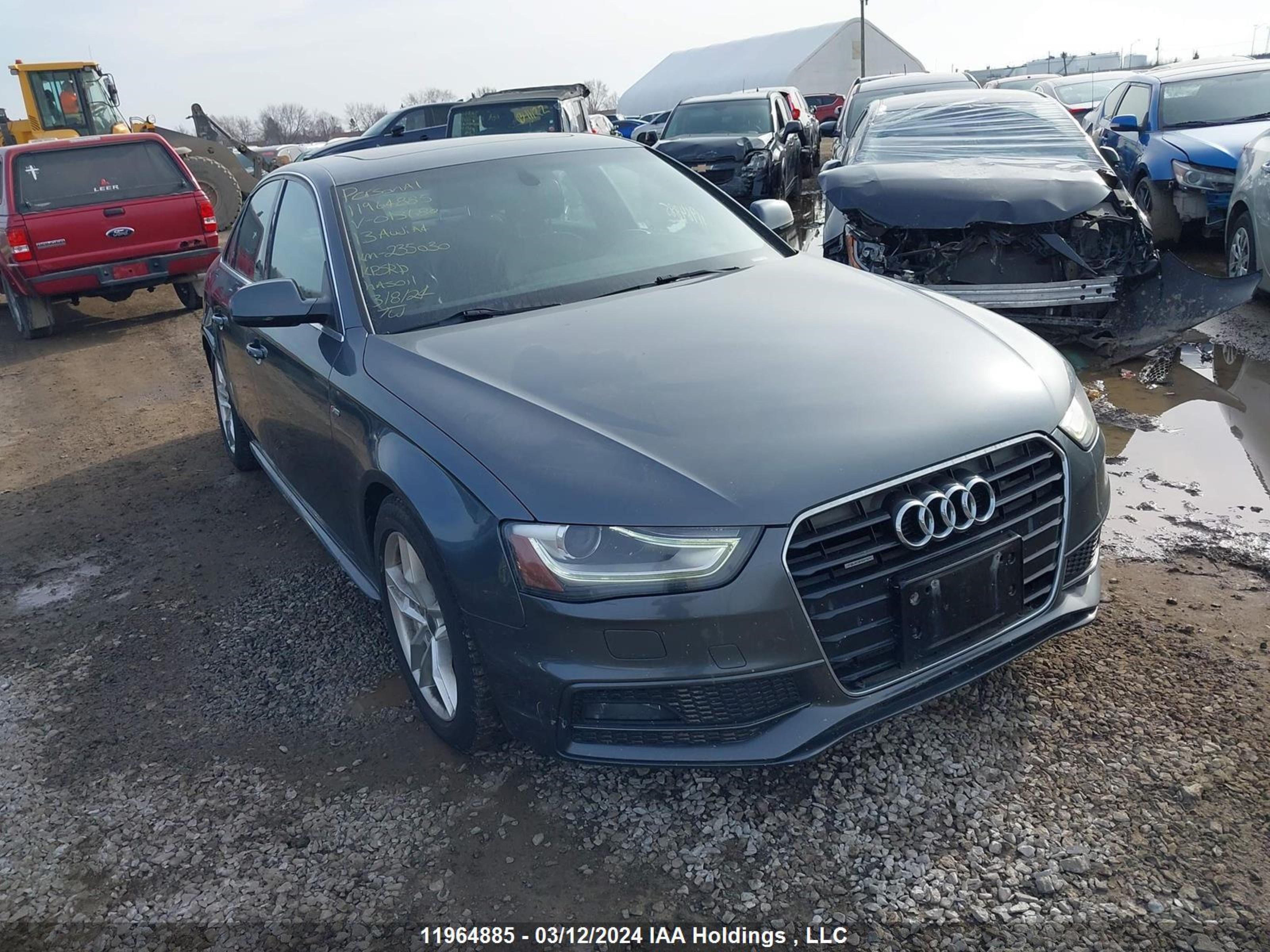 AUDI A4 2013 wauffcflxdn013680