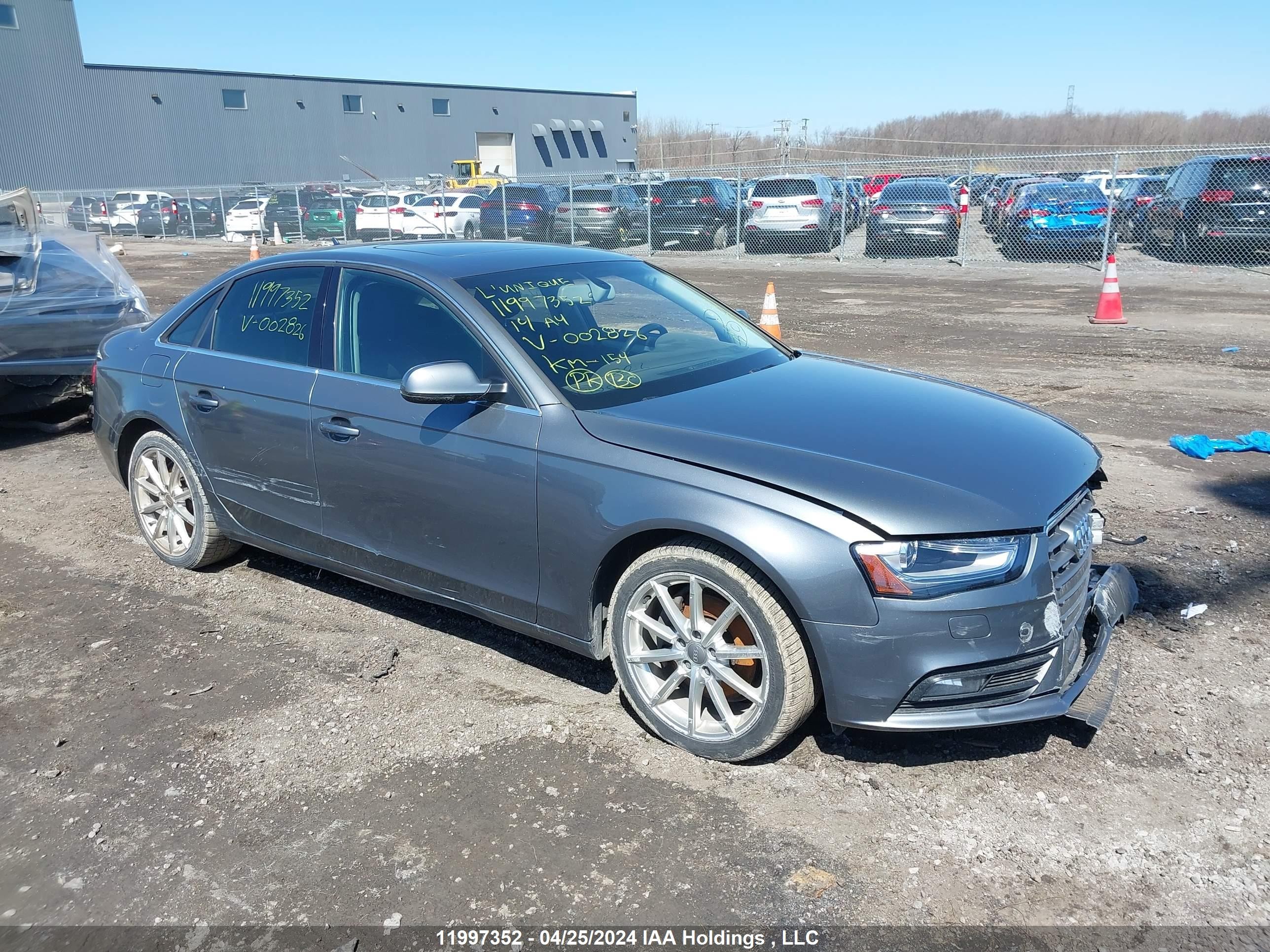 AUDI A4 2014 wauffcflxen002826