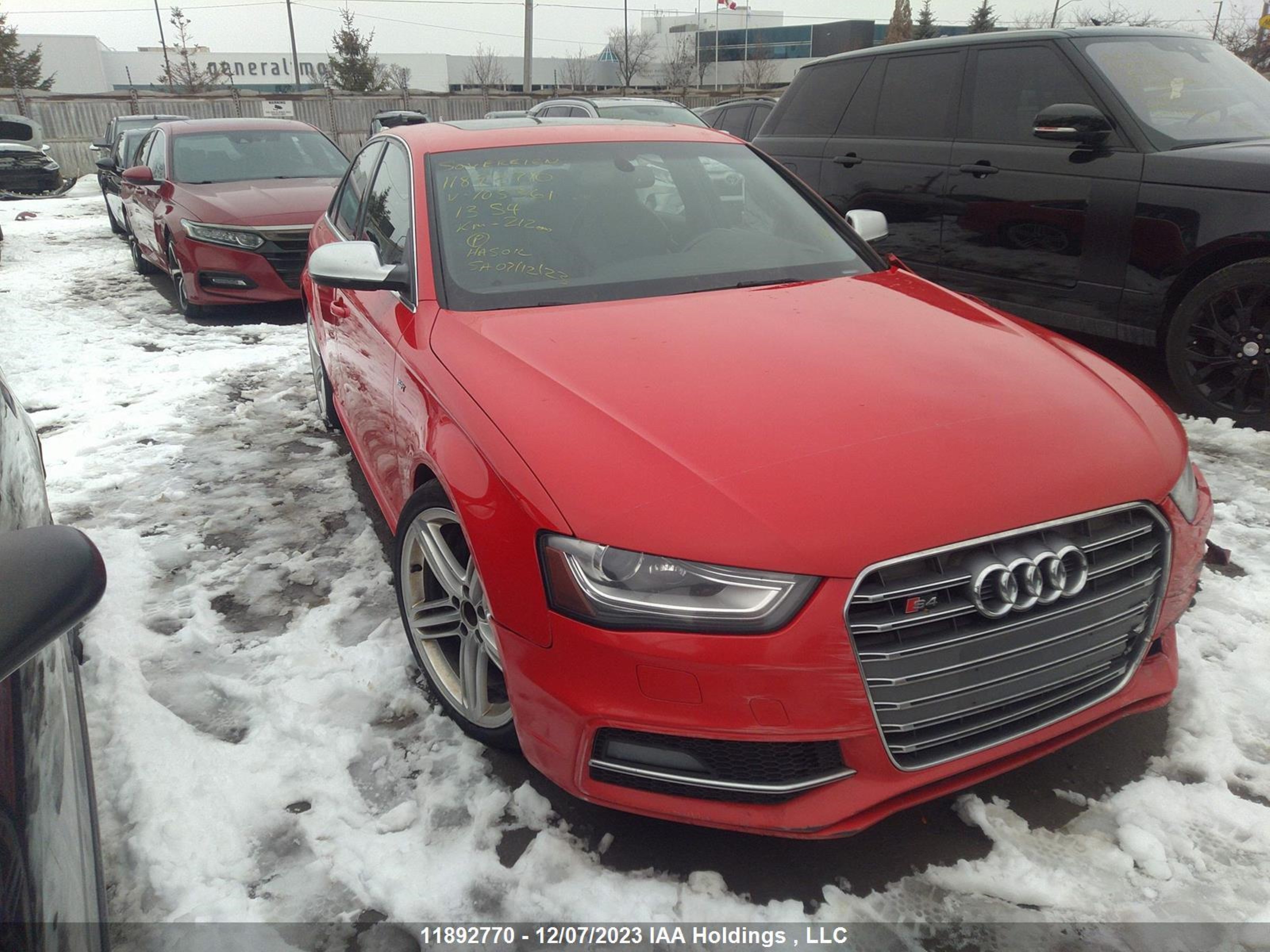 AUDI S4 2013 waufgcflxda105361