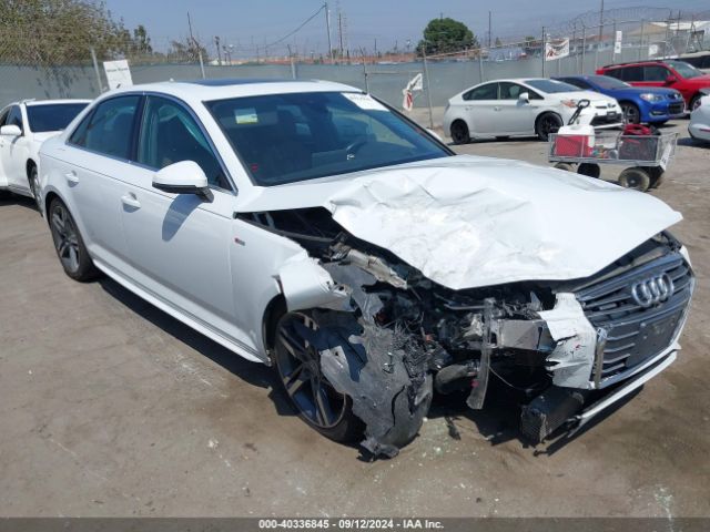 AUDI A4 2017 waufnaf40hn023575