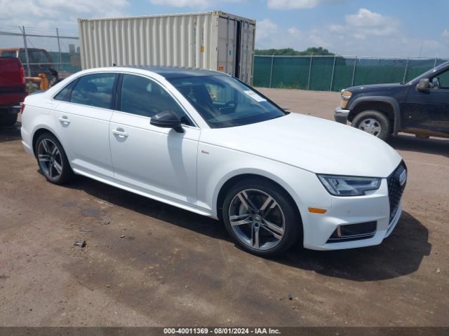 AUDI A4 2017 waufnaf40hn053658