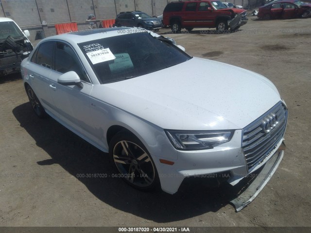 AUDI A4 2017 waufnaf43hn037180