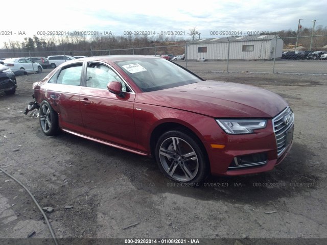 AUDI A4 2018 waufnaf49ja117306