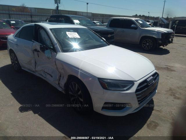 AUDI A4 2020 waugmaf4xla038074