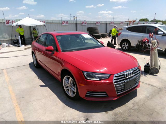 AUDI A4 2017 waugnaf45hn056365