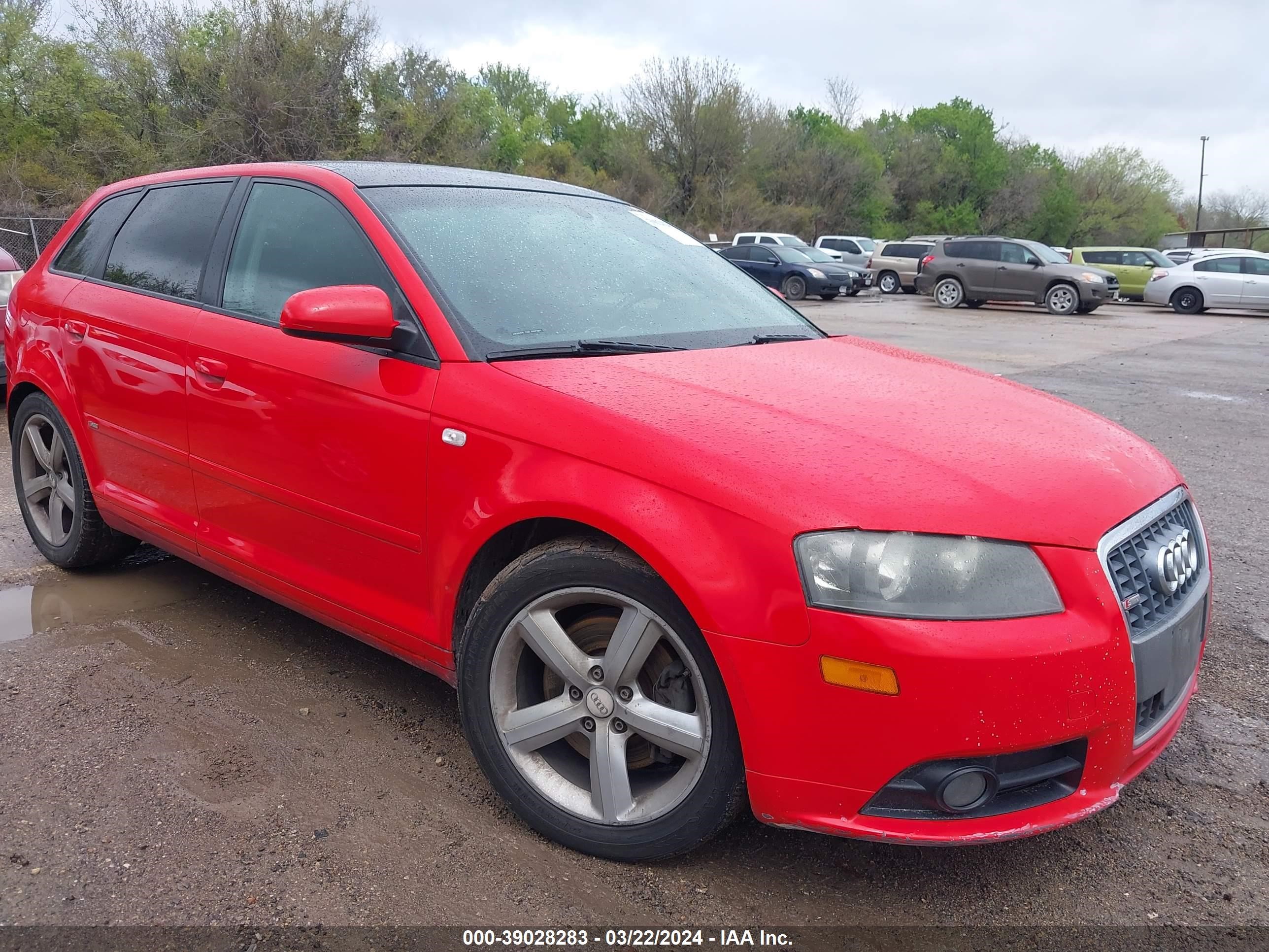 AUDI A3 2008 wauhf78p68a148622