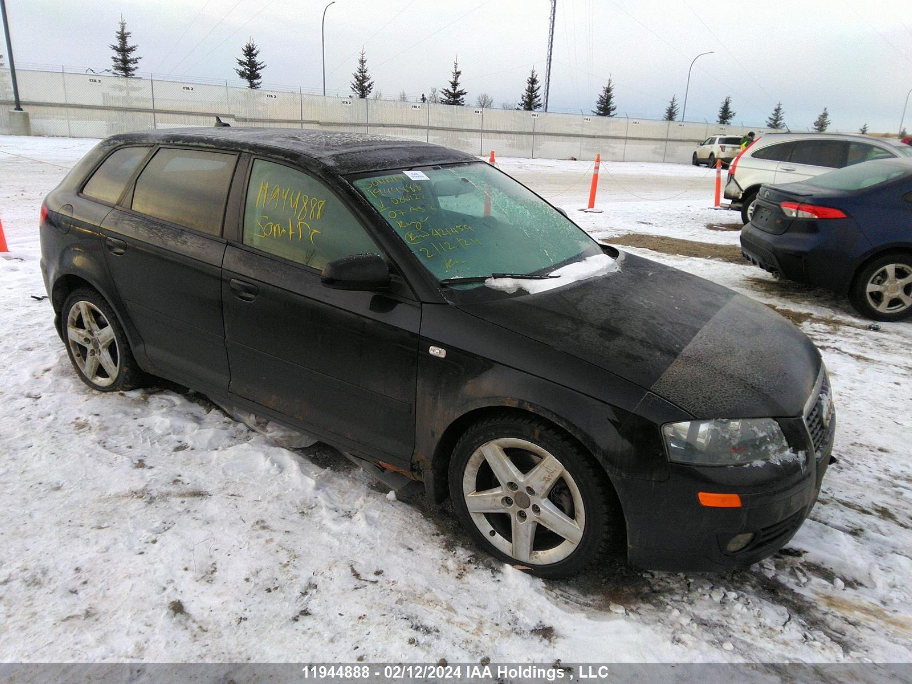 AUDI A3 2007 wauhf78p97a080122