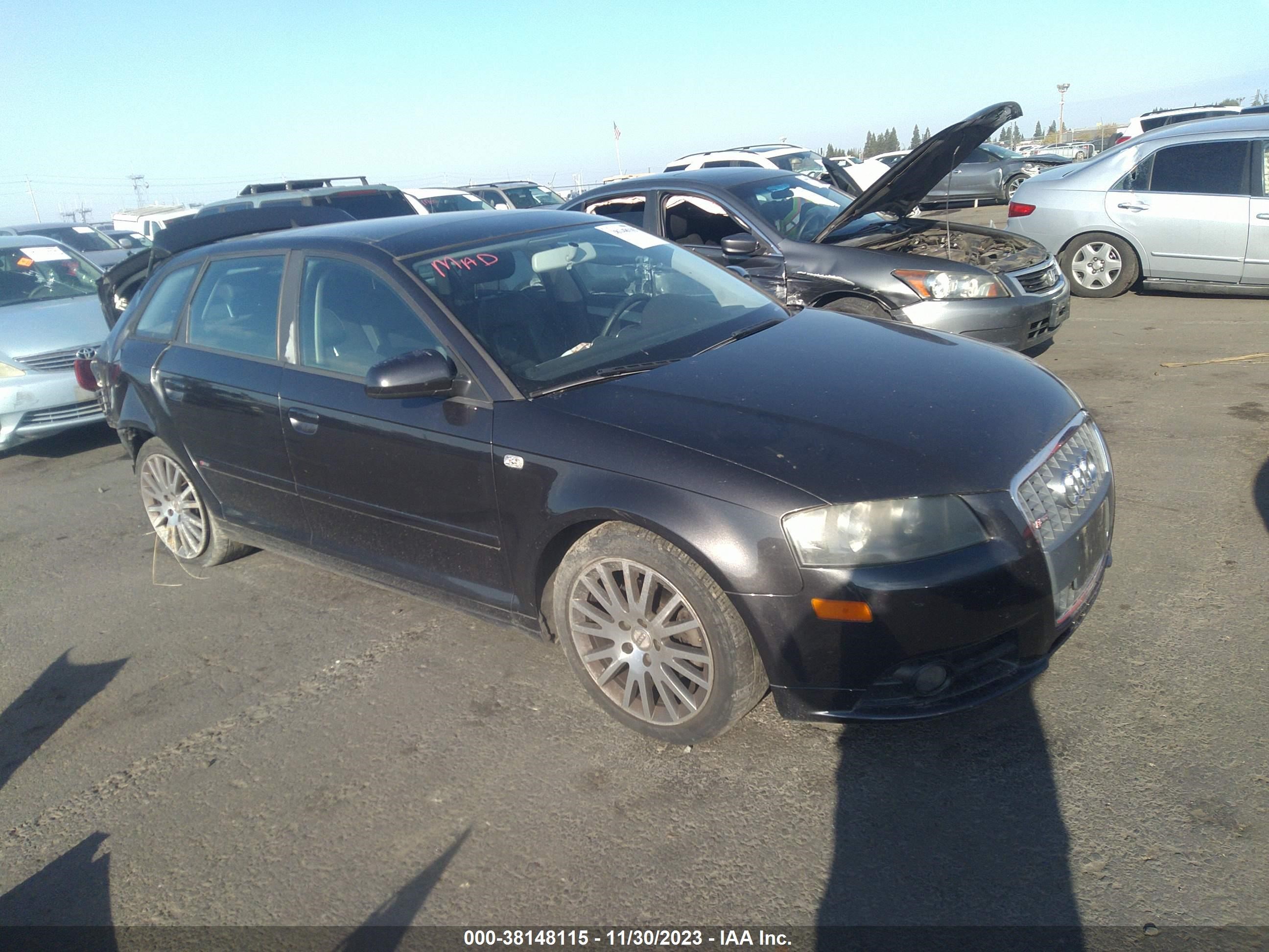 AUDI A3 2007 wauhf78p97a210447