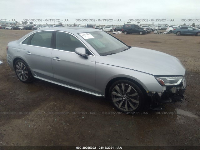 AUDI A4 2020 wauhmaf4xla062086