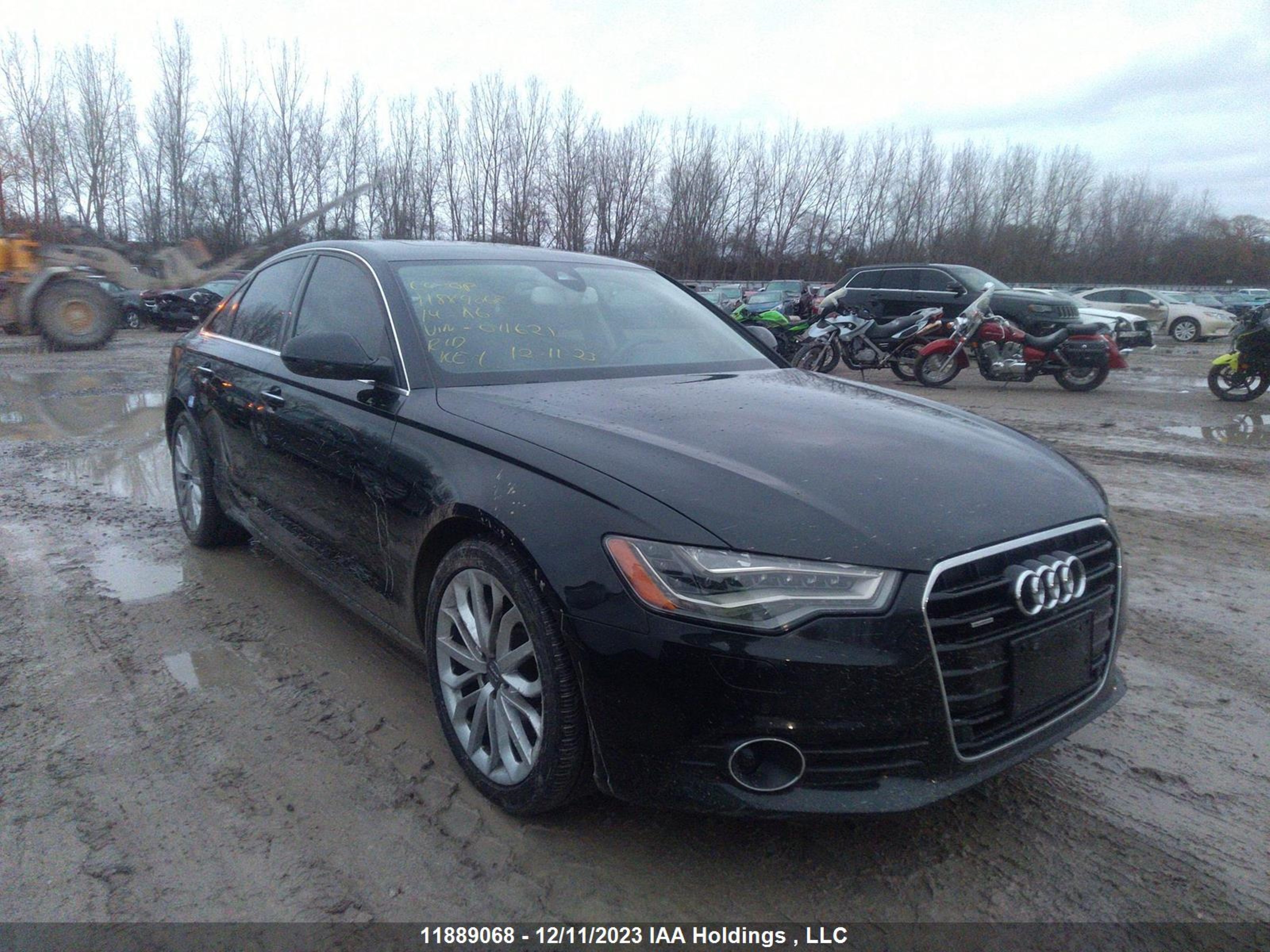 AUDI A6 2014 wauhmcfc6en011621