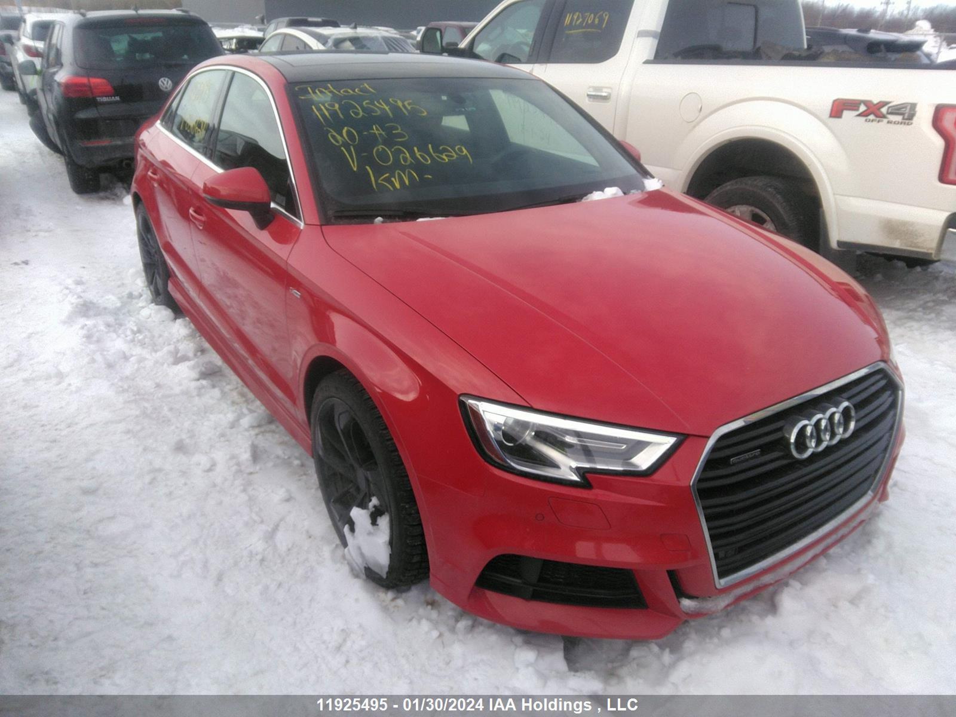 AUDI A3 2020 waujegff3la026629