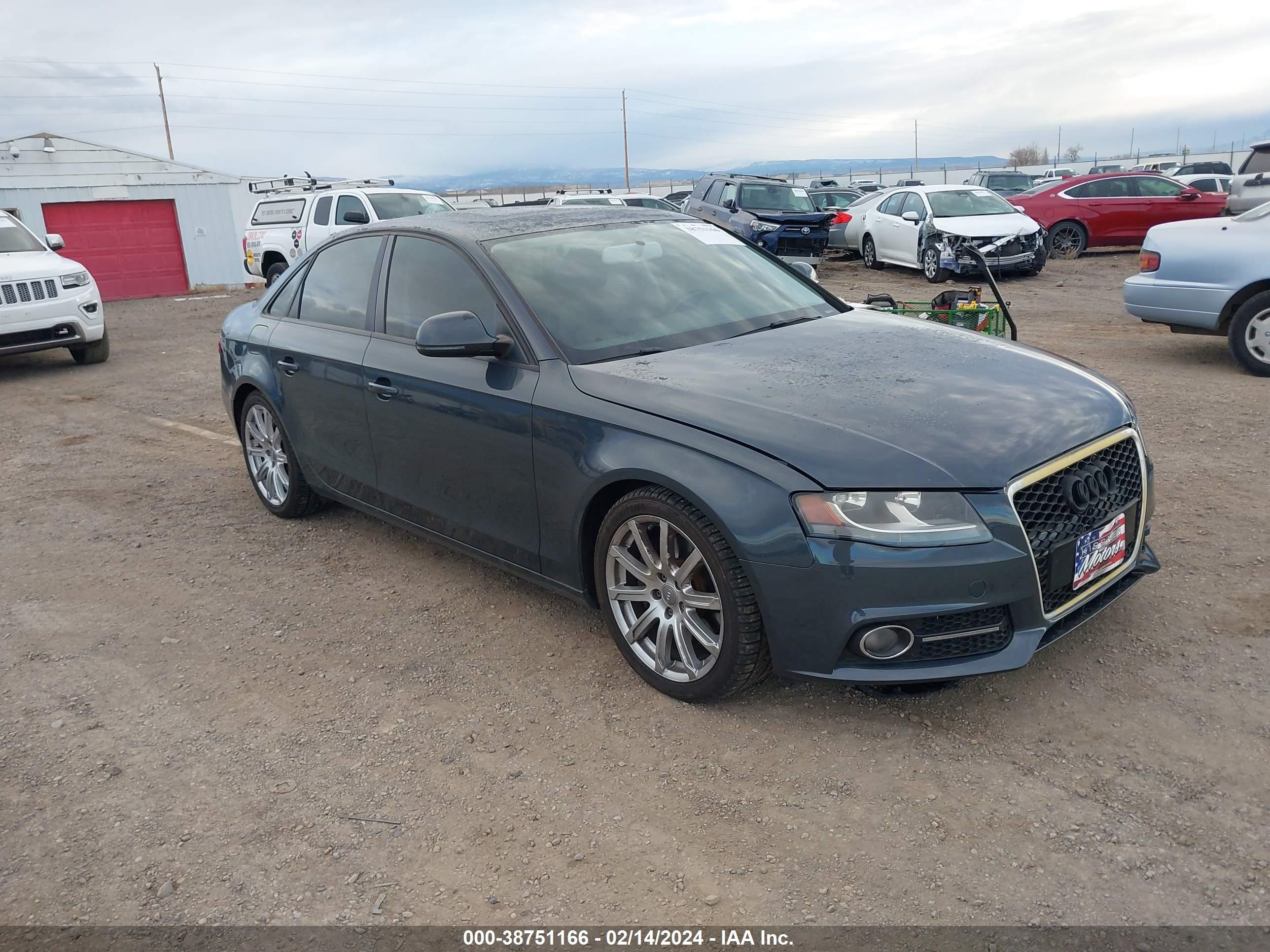 AUDI A4 2009 waujf78k29n050087