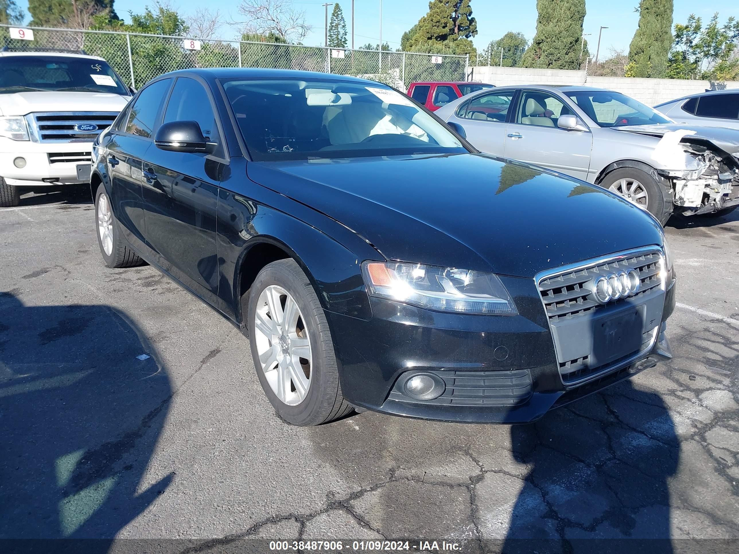 AUDI A4 2009 waujf78k29n061428