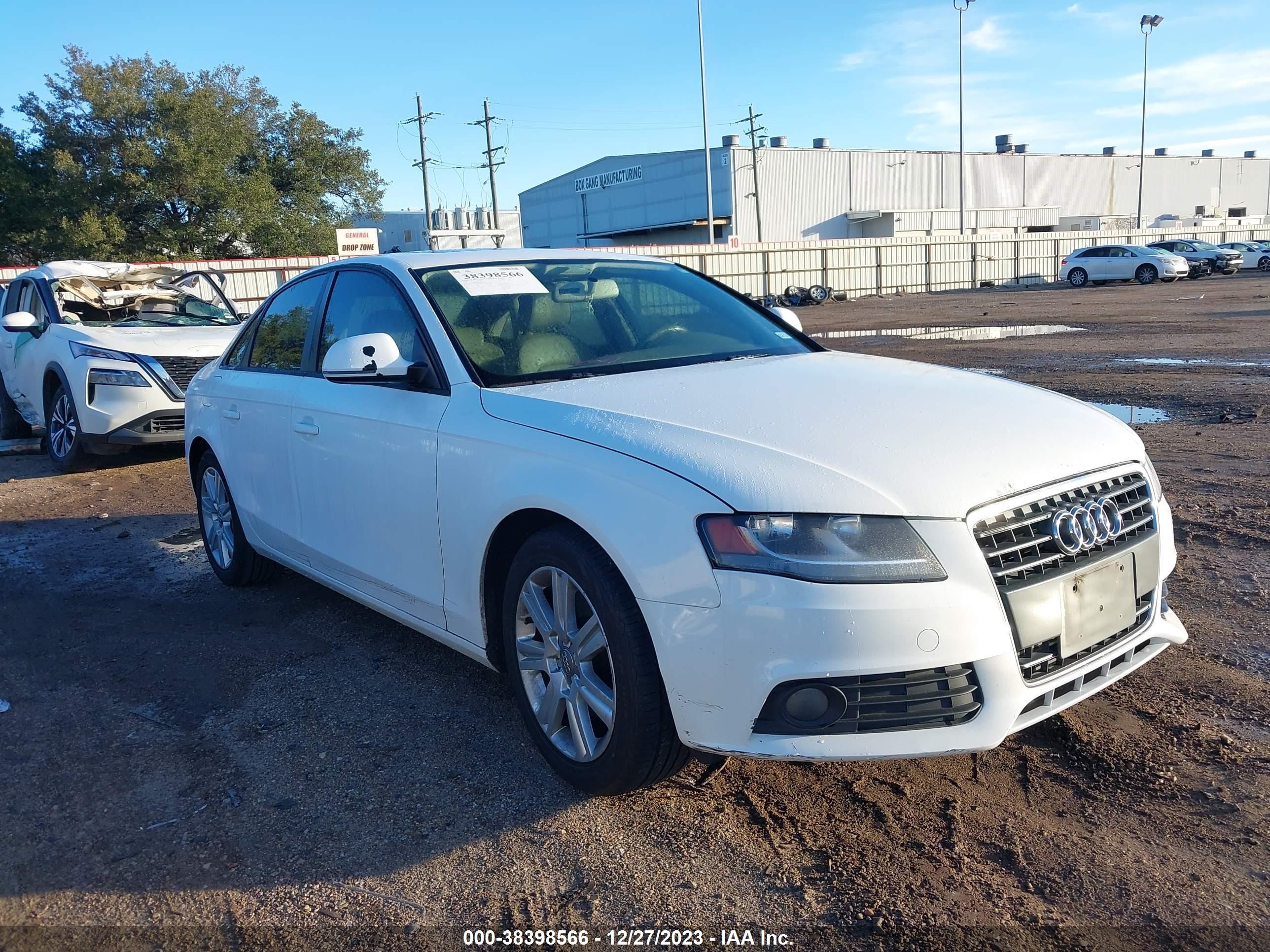 AUDI A4 2009 waujf78k89n070036