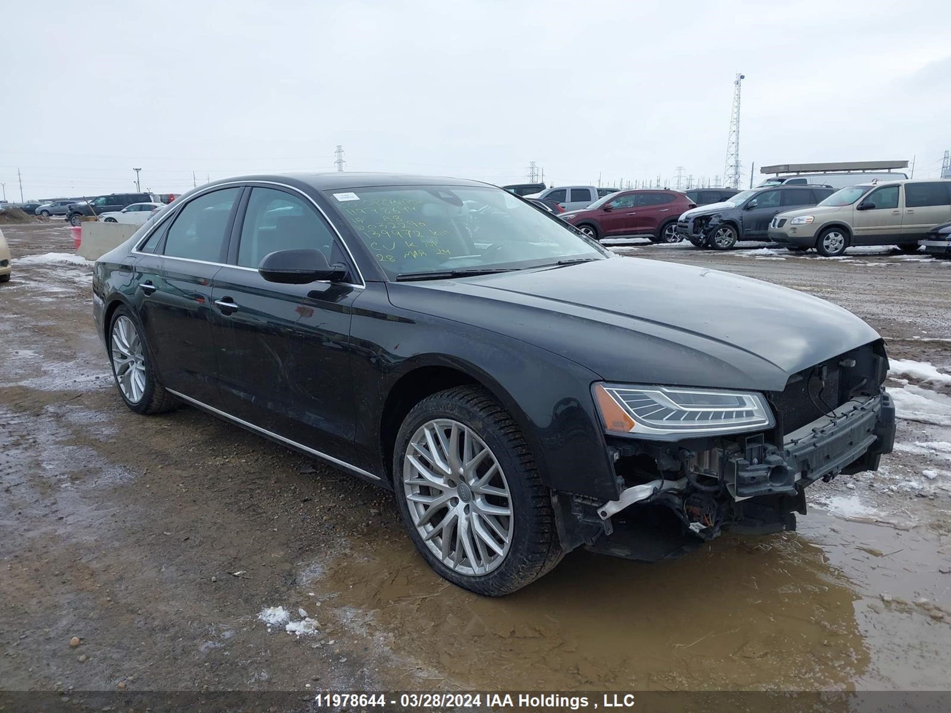 AUDI A8 2015 waujgafd5fn032290