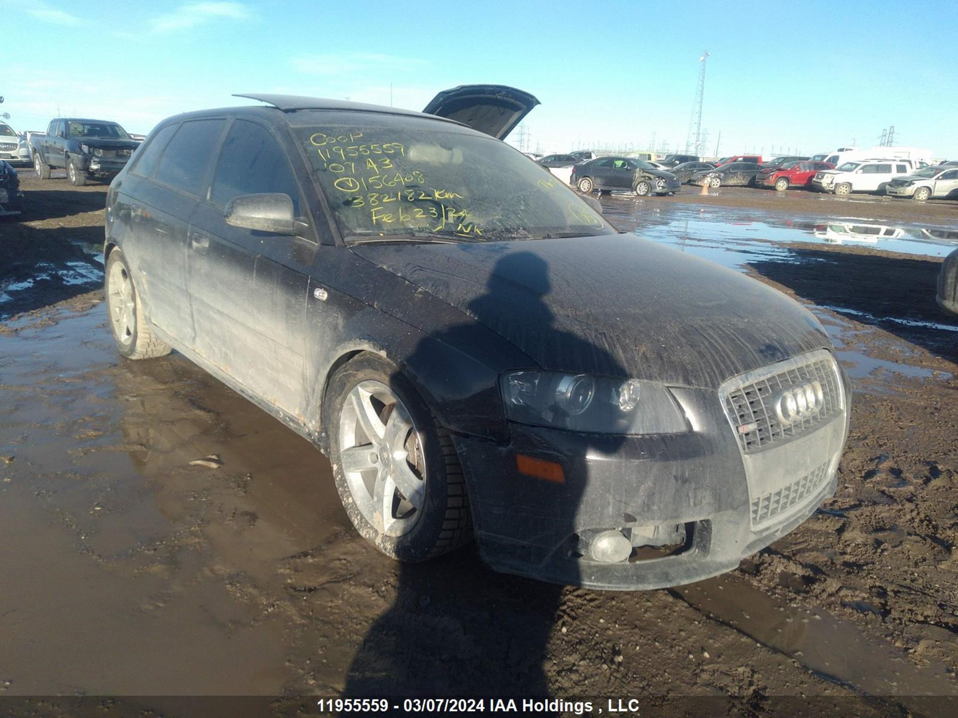 AUDI A3 2007 waukd78p87a156408