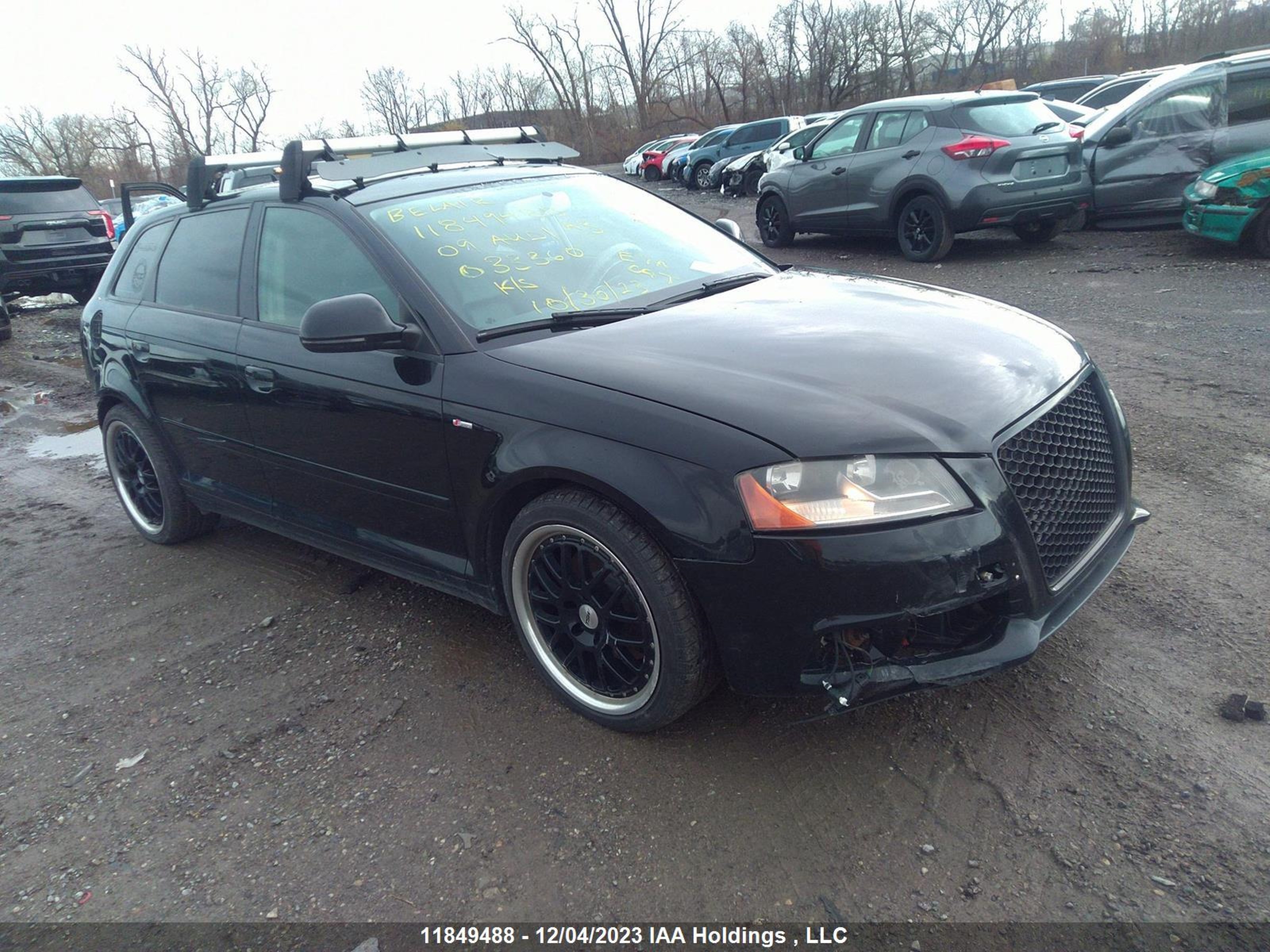 AUDI A3 2009 waukf68p69a033360