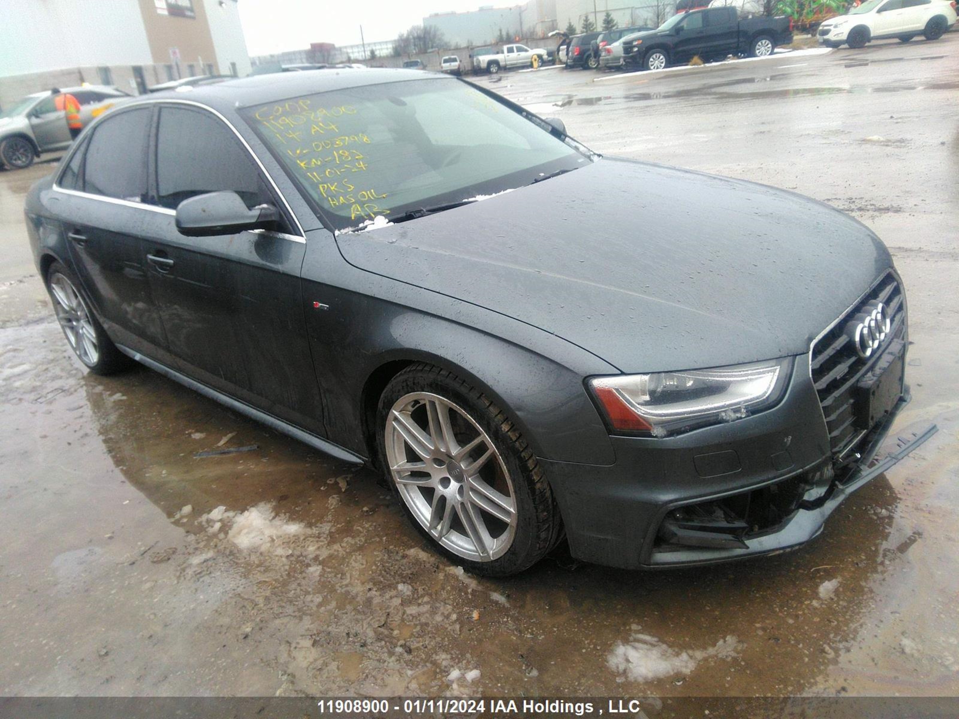 AUDI A4 2014 waukfcfl5en003798