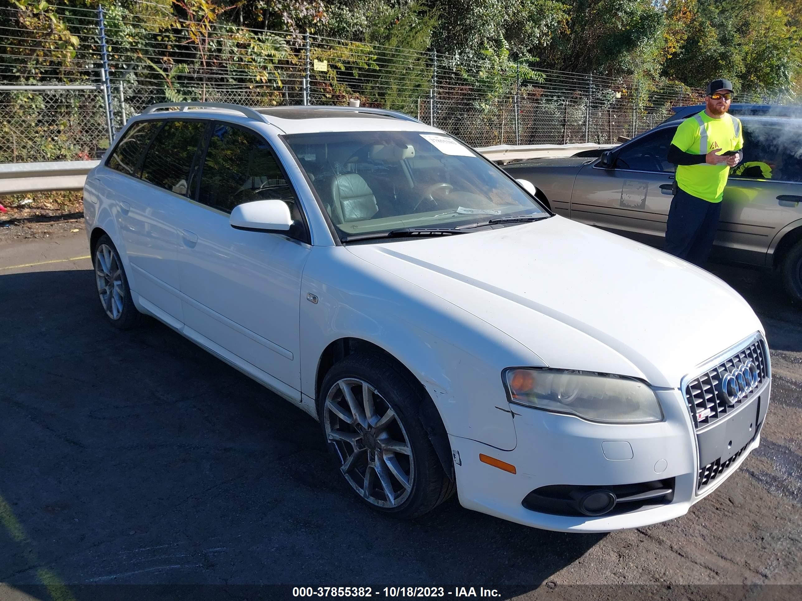 AUDI A4 2008 waukh78e38a110523