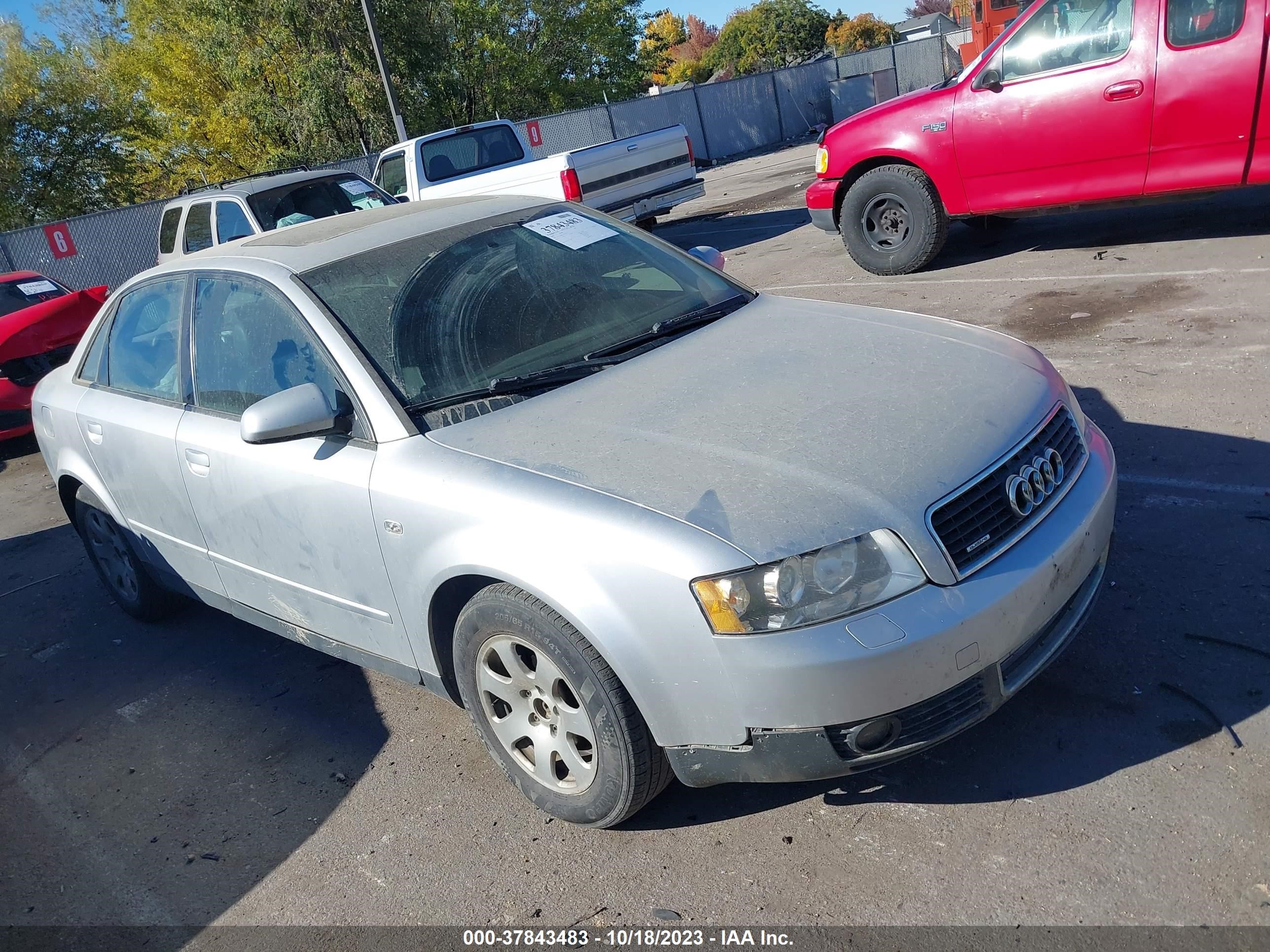 AUDI A4 2003 waulc68e13a171911