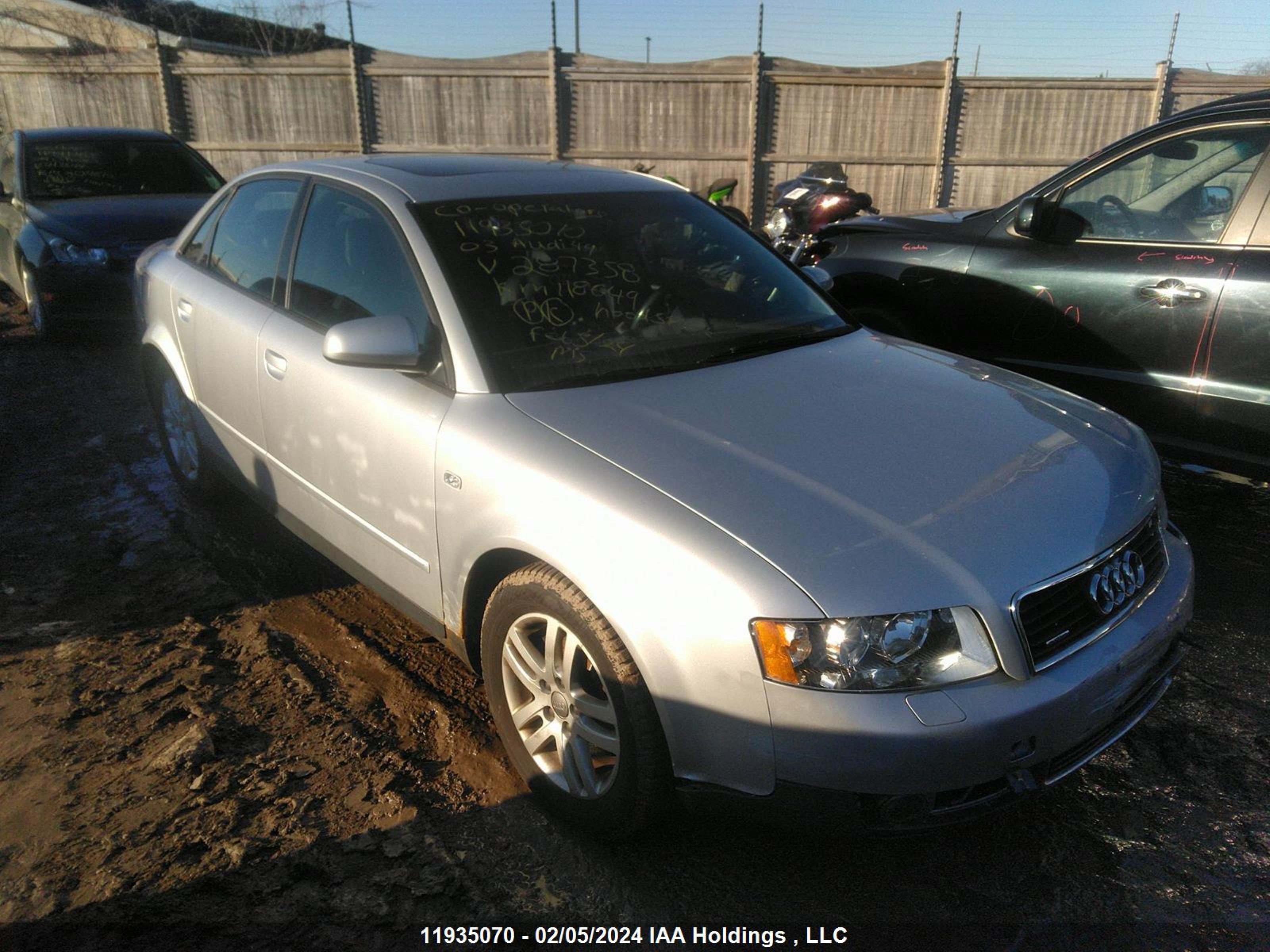 AUDI A4 2003 waulc68e23a287358