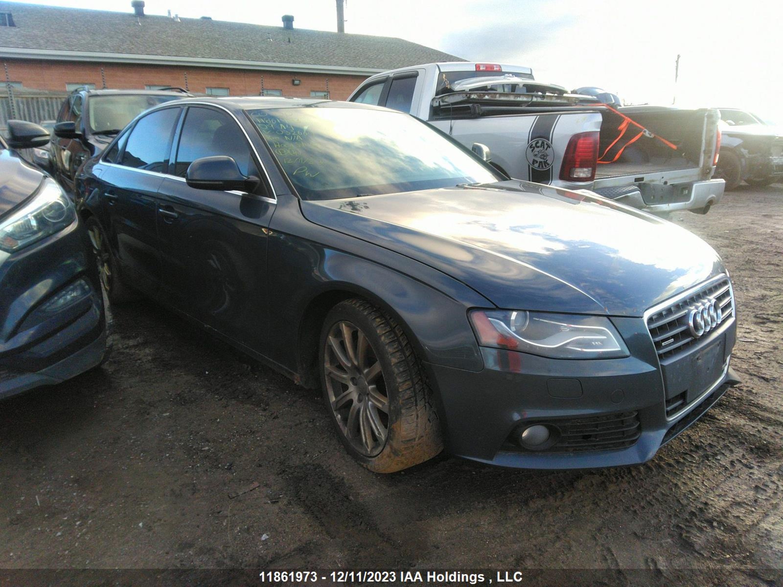 AUDI A4 2009 waulf68k89n032664