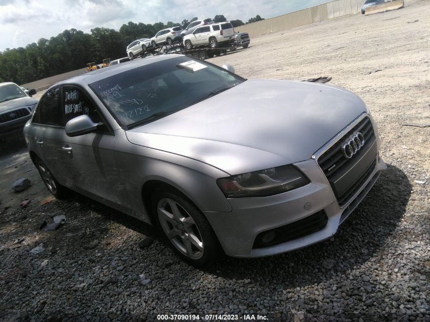 AUDI A4 2009 waulf78k09n014214