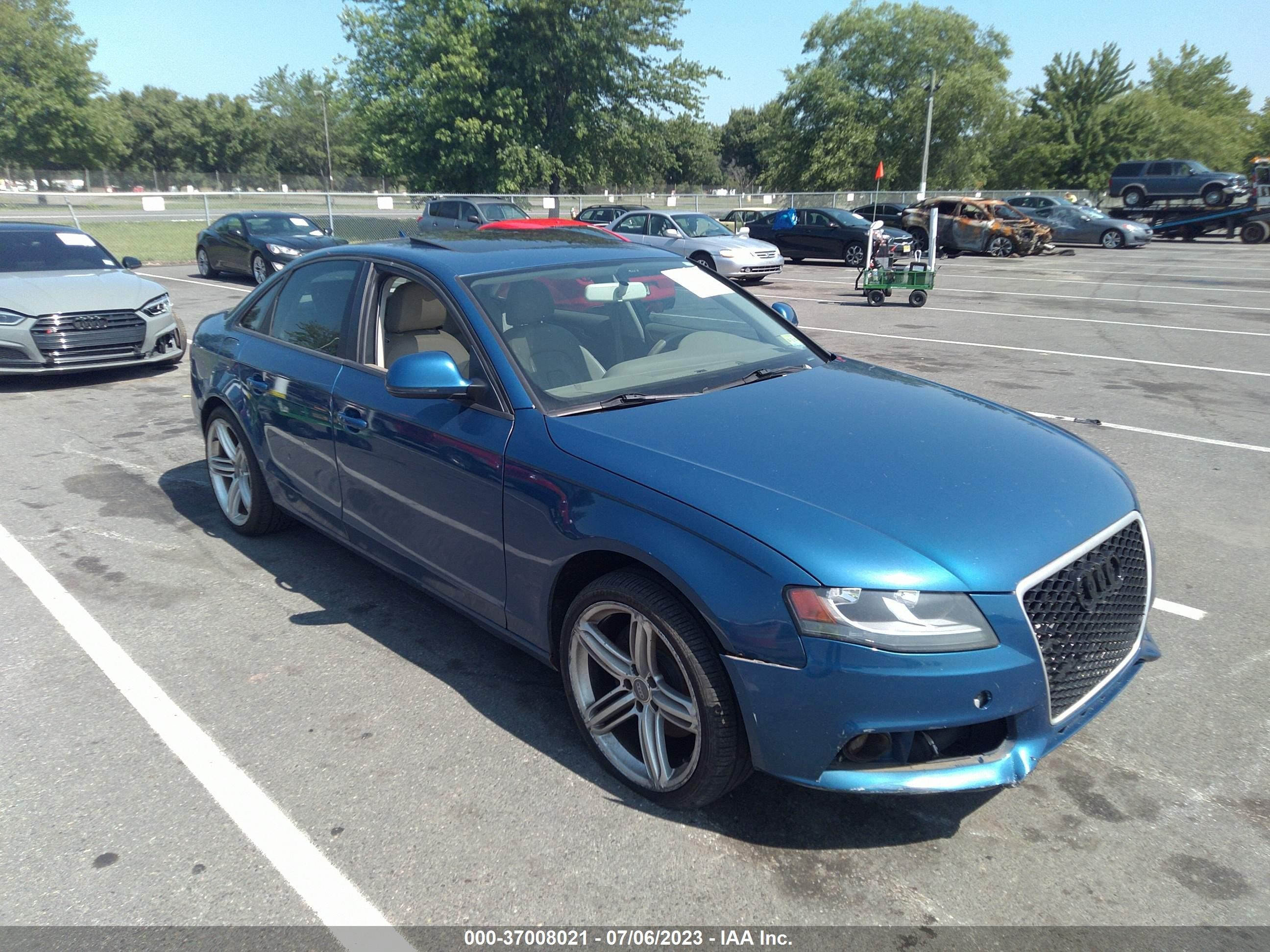 AUDI A4 2009 waulf78k19n024945